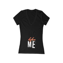 Women's Jersey Short Sleeve Deep V-Neck Tee