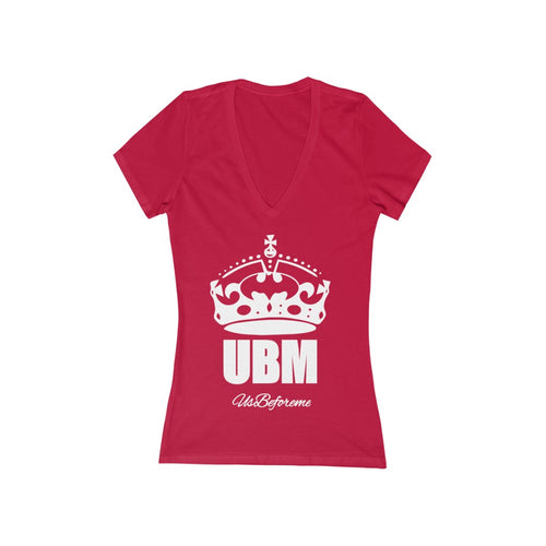 Women's Jersey Short Sleeve Deep V-Neck Tee