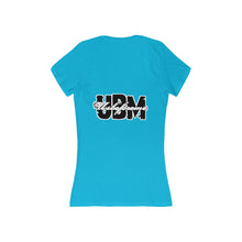 Women's Jersey Short Sleeve Deep V-Neck Tee