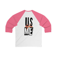 Unisex 3/4 Sleeve Baseball Tee