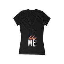 Women's Jersey Short Sleeve Deep V-Neck Tee