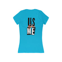 Women's Jersey Short Sleeve Deep V-Neck Tee