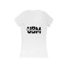 Women's Jersey Short Sleeve Deep V-Neck Tee