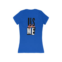 Women's Jersey Short Sleeve Deep V-Neck Tee