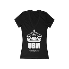 Women's Jersey Short Sleeve Deep V-Neck Tee