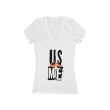 Women's Jersey Short Sleeve Deep V-Neck Tee