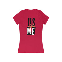 Women's Jersey Short Sleeve Deep V-Neck Tee