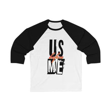 Unisex 3/4 Sleeve Baseball Tee