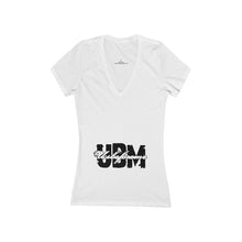 Women's Jersey Short Sleeve Deep V-Neck Tee