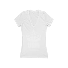 Women's Jersey Short Sleeve Deep V-Neck Tee