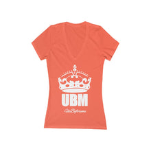 Women's Jersey Short Sleeve Deep V-Neck Tee