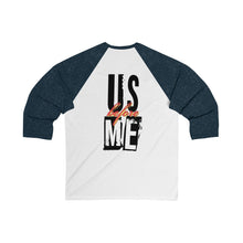 Unisex 3/4 Sleeve Baseball Tee