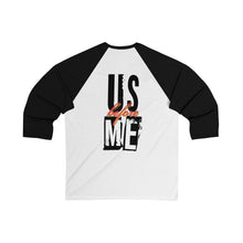 Unisex 3/4 Sleeve Baseball Tee