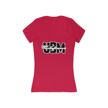 Women's Jersey Short Sleeve Deep V-Neck Tee