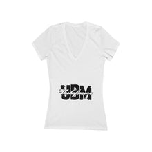 Women's Jersey Short Sleeve Deep V-Neck Tee