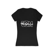 Women's Jersey Short Sleeve Deep V-Neck Tee