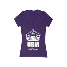 Women's Jersey Short Sleeve Deep V-Neck Tee